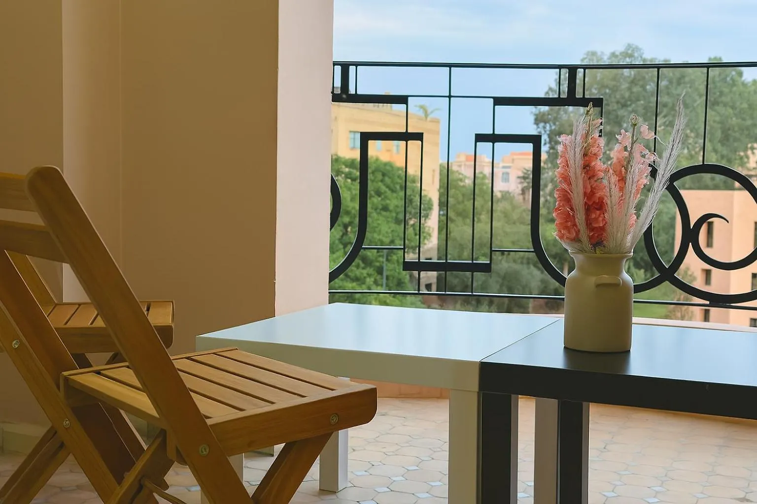 Luxurious M Avenue Hivernage - Next To Pestana Cr7 - Panoramic View & Pool 马拉喀什 公寓