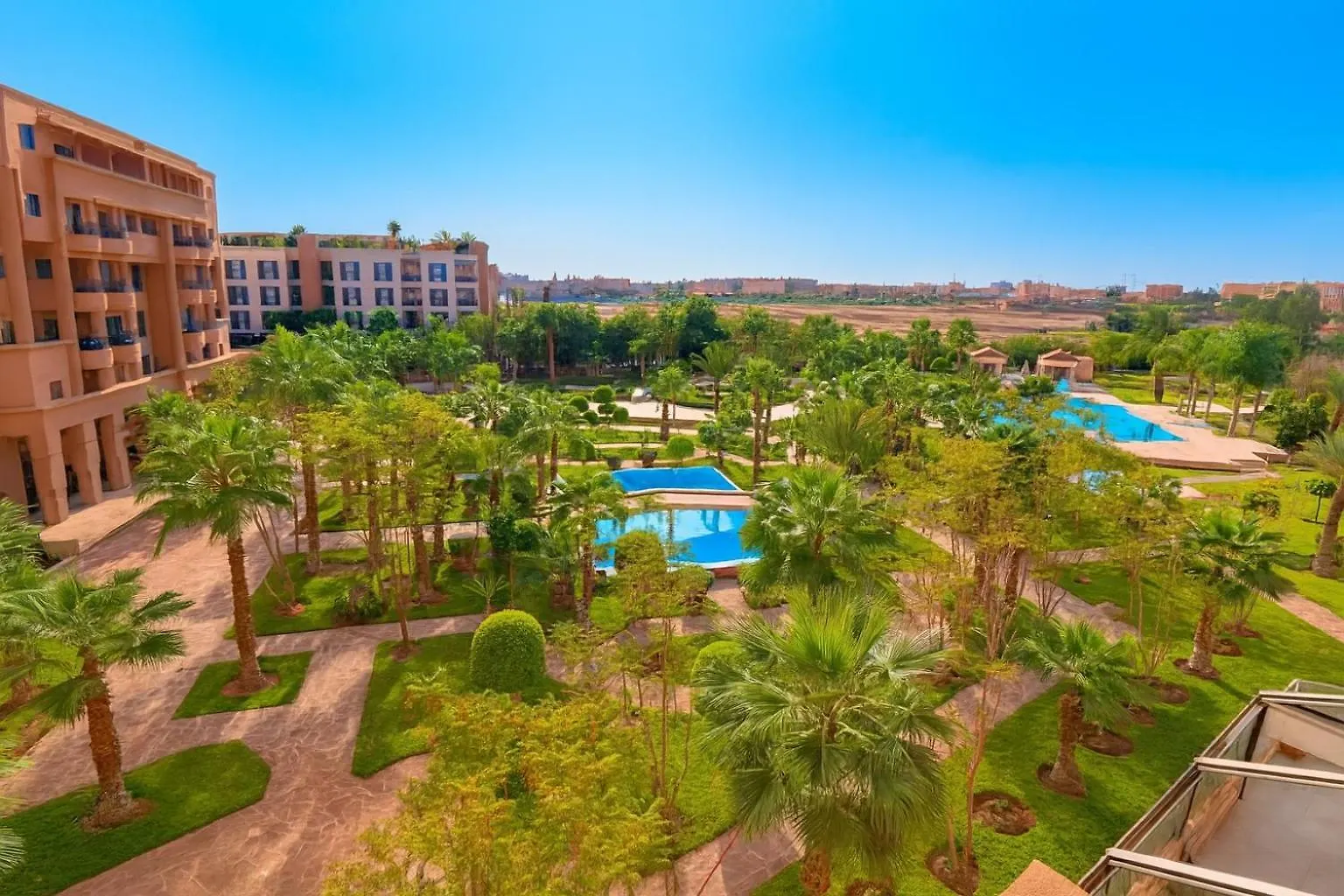 公寓 Luxurious M Avenue Hivernage - Next To Pestana Cr7 - Panoramic View & Pool 马拉喀什 摩洛哥