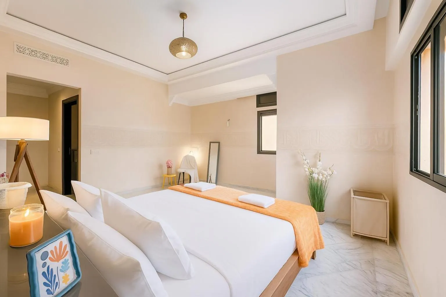 Luxurious M Avenue Hivernage - Next To Pestana Cr7 - Panoramic View & Pool 马拉喀什